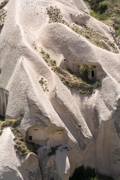 Love Valley im Goreme Nationalpark. Kappadokien, Türkei — Stockfoto