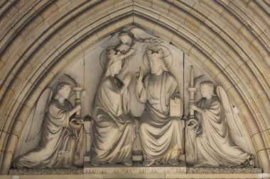1239, Ile de la Cite Paris - Mary's taç giyme, Sainte Chapelle, ortakulak inşa