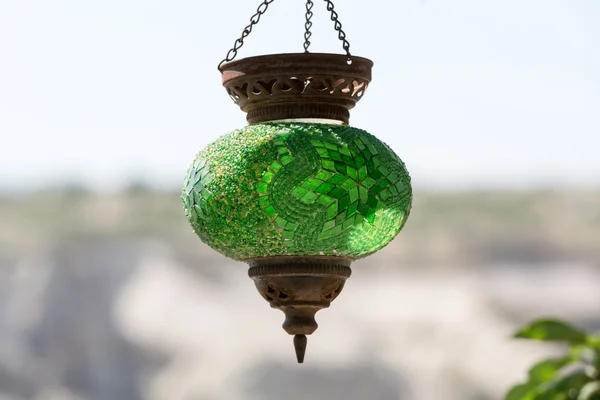 Traditionelle türkische Lampe. — Stockfoto