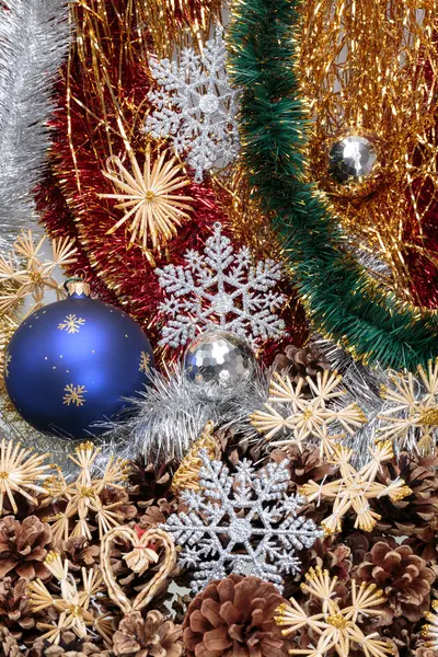 Neues Jahr und frohe Weihnachten Hintergrund — Stockfoto