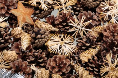 Yeni yıl ve neşeli Noel arka plan