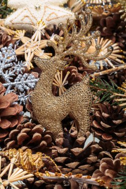 Yeni yıl ve neşeli Noel arka plan