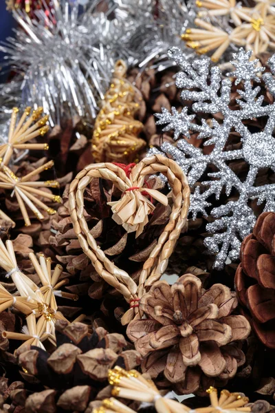 Año nuevo y feliz fondo de Navidad — Foto de Stock