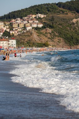 Alanya - Kleopatra Plajı üzerinde geç öğleden sonra.