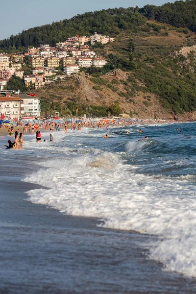 Alanya - Late afternoon on Cleopatra Beach. — Stock Photo, Image