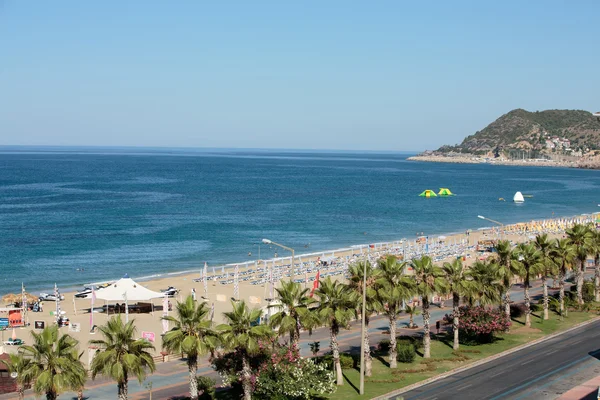 Alanya - Kleopatras strand – stockfoto