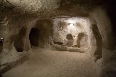 Derinkuyu underground city, Cappadocia in Central Anatolia, Turkey clipart