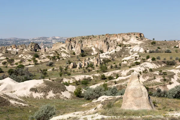 Steenformaties, fairy schoorstenen in Cappadocië, Turkije — Stockfoto