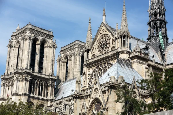 De kathedraal van Notre-Dame in Parijs. Frankrijk — Stockfoto