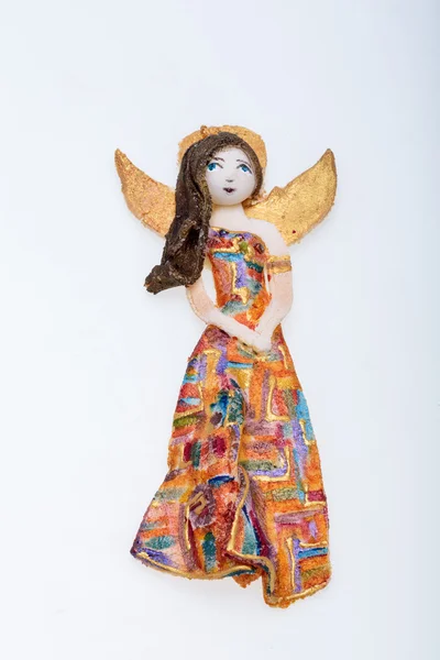 Beauty Angel peint manuellement avec des peintures acryliques — Photo