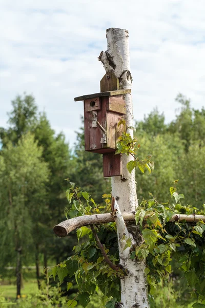 Haus für Vögel im Garten — Stockfoto
