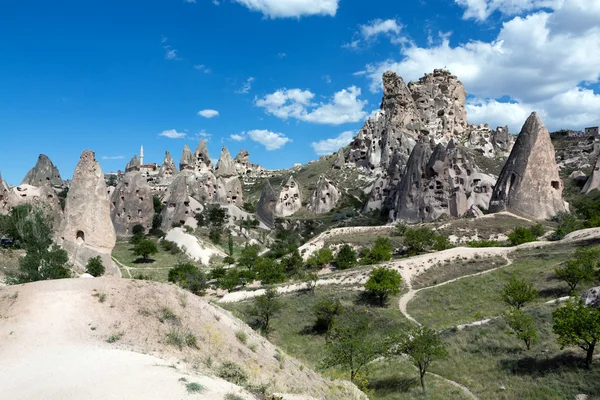 Goreme 'de Açık Hava Müzesi. Kapadokya, Türkiye — Stok fotoğraf