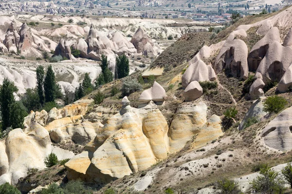 Älskar dal i nationalparken Göreme. Cappadocia, Turkiet — Stockfoto