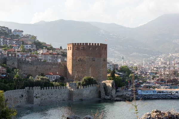 Kizil Kule or Red Tower in Alanya, Antalya, Turkey — Stock Photo, Image