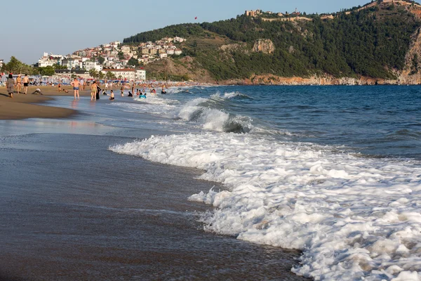 Alanya - a cleopatra beach . — Stock Fotó