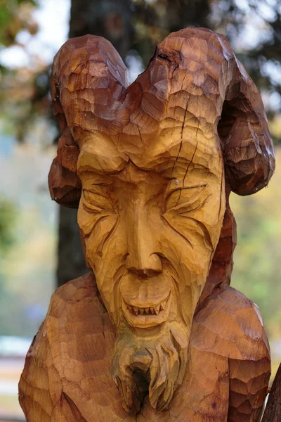 Fairy-like wooden figures from primaeval Slawic tales — Stock Photo, Image