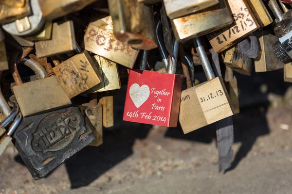 Love padlocks — Stock Photo, Image