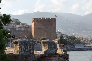 Kızıl kule ya da Kızıl Kule alanya, antalya, Türkiye