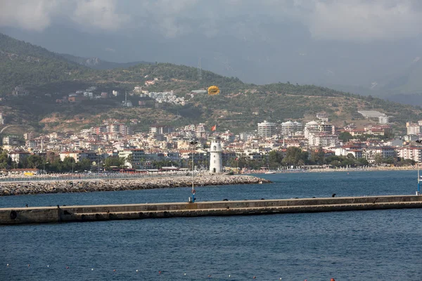 Alanya - plaży Aladyn . — Zdjęcie stockowe