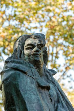 Paris - Balzac Rodin Museum.The anıt