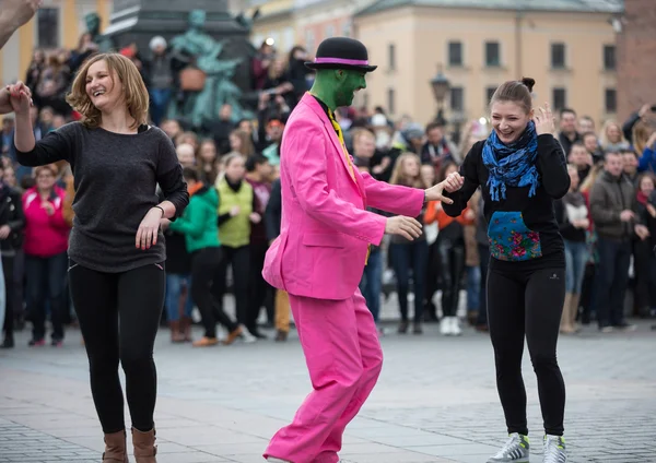 The international Flashmob day of rueda de Casino — Stock Photo, Image