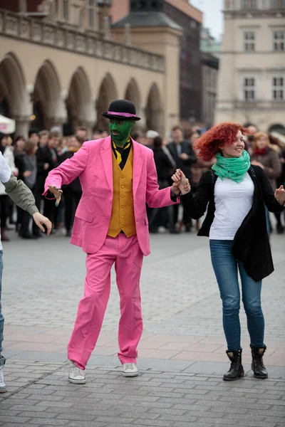 La journée internationale Flashmob de rueda de Casino — Photo