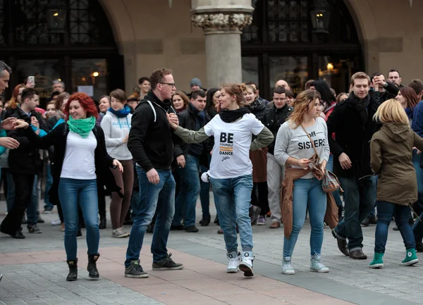 El día internacional de Flashmob de rueda de Casino — Foto de Stock