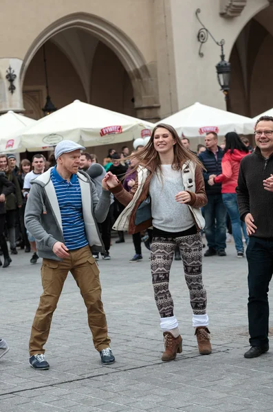 El día internacional de Flashmob de rueda de Casino —  Fotos de Stock