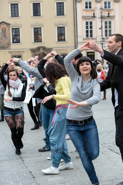 El día internacional de Flashmob de rueda de Casino —  Fotos de Stock