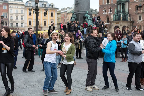 Il giorno internazionale Flashmob di rueda de Casino — Foto Stock