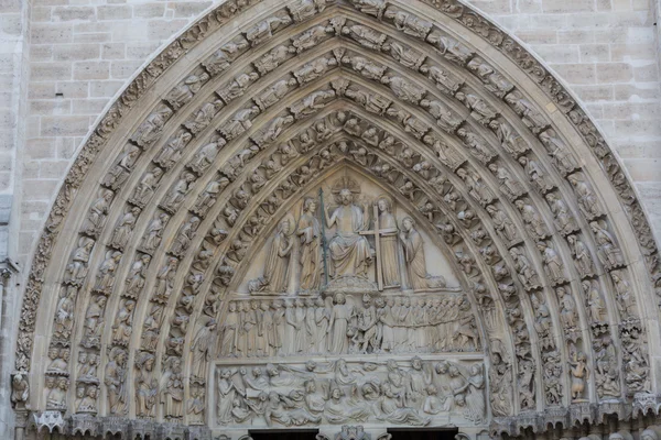 Paříž, katedrála notre dame. — Stock fotografie