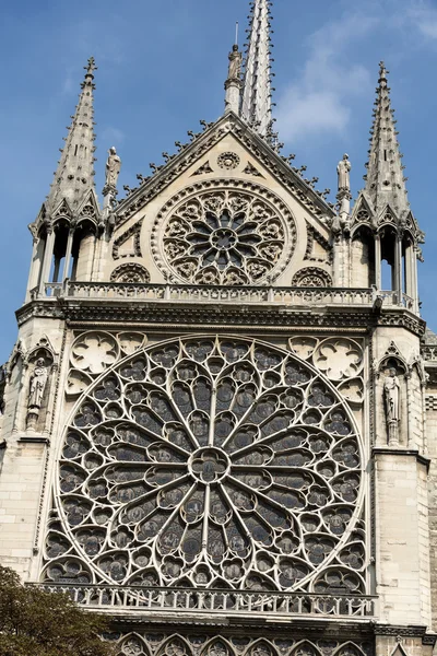 La cattedrale di Notre Dame a Parigi in Francia — Foto Stock
