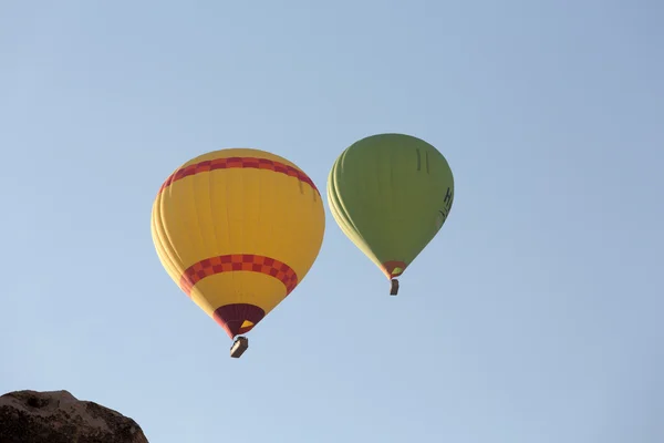 Cappadocia, Turkey.The greatest tourist attraction of Cappadocia , the flight with the balloon — Stock Photo, Image