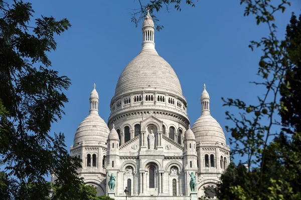 Basilica of the Sacre Coeur on Montmartre, Paris, France — Stock Photo, Image