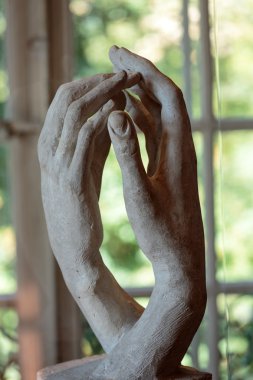 Paris - Müzesi Rodin. Heykel katedral