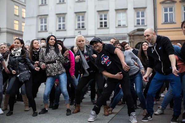 A rueda de Casino Flashmob világnapja — Stock Fotó