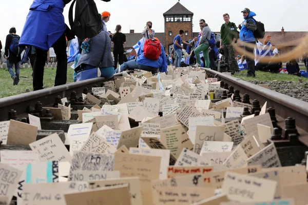 Journée internationale de commémoration de l'holocauste . — Photo