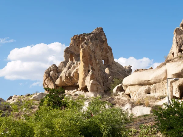 Felsformationen im Goreme Nationalpark. cappadocia.turkey — Stockfoto