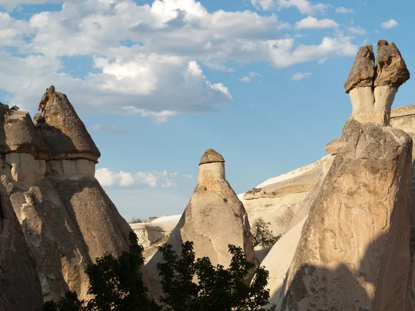 Formacje skalne w Parku Narodowego Göreme. Cappadocia.Turkey — Zdjęcie stockowe