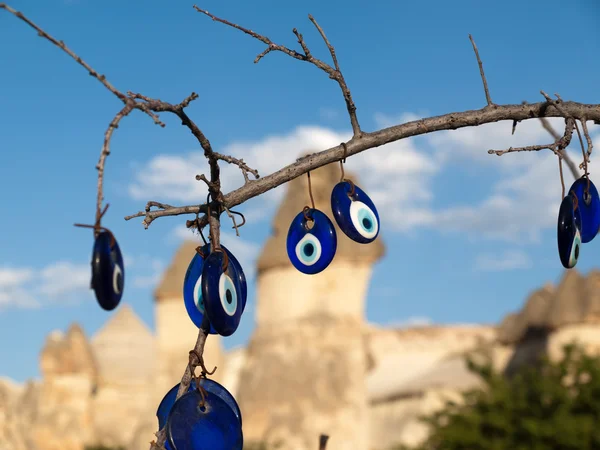 Rock formations in Goreme National Park . Cappadocia.Turkey — Stock Photo, Image