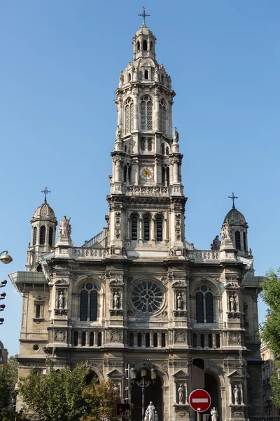 Façade de l'église Sainte Trinite à Paris. France — Photo