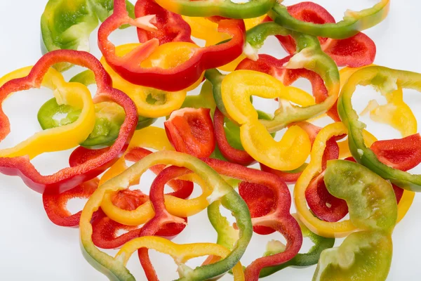 Sweet pepper isolated on white background — Stock Photo, Image