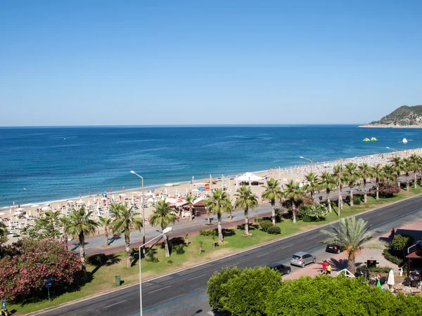 Kizil Kule ou Torre Vermelha em Alanya, Antalya, Turquia — Fotografia de Stock