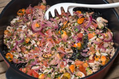 Sağlıklı beslenme, deniz ürünleri ve sebze