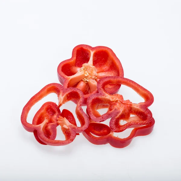 Sweet pepper isolated on white background — Stock Photo, Image