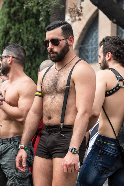 Roma acoge una celebración popular del Orgullo - Roma Gay Pride —  Fotos de Stock