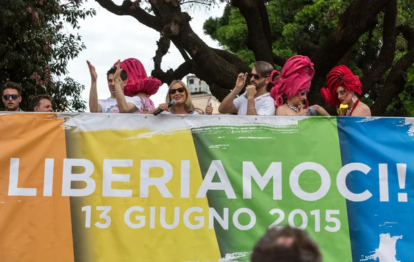 Rome gastheren een populair feest van trots - Rome Gay Pride — Stockfoto