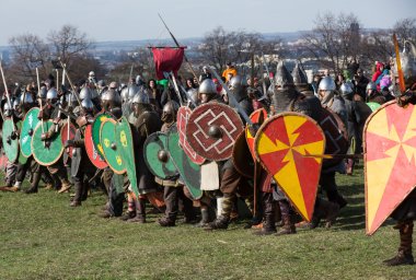 Kimliği belirsiz Rekawka - Lehçe geleneği, katılımcıların Krakow Paskalya sonra Salı günü kutladı. Şu anda Festivali tarihi imar karakteri vardır