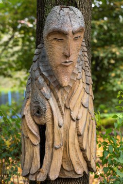 Primaeval Slawic tales masalımsı ahşap rakamları