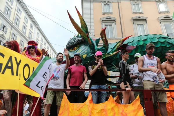 Римский гей-прайд — стоковое фото